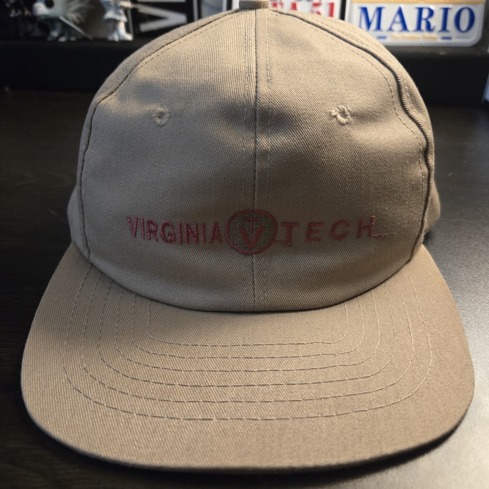 Vintage 70s Virginia Tech Hokies Snapback Hat